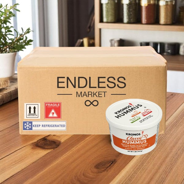 Kronos Hummus Dip- 2 Count- 4Ibs Each- 1 Case