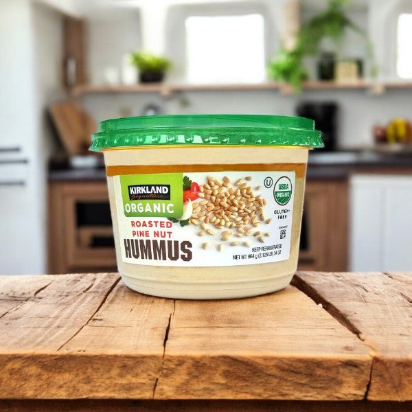 Kirkland Signature Organic Roasted Pine Nut Hummus, 34 oz- 1 Pack