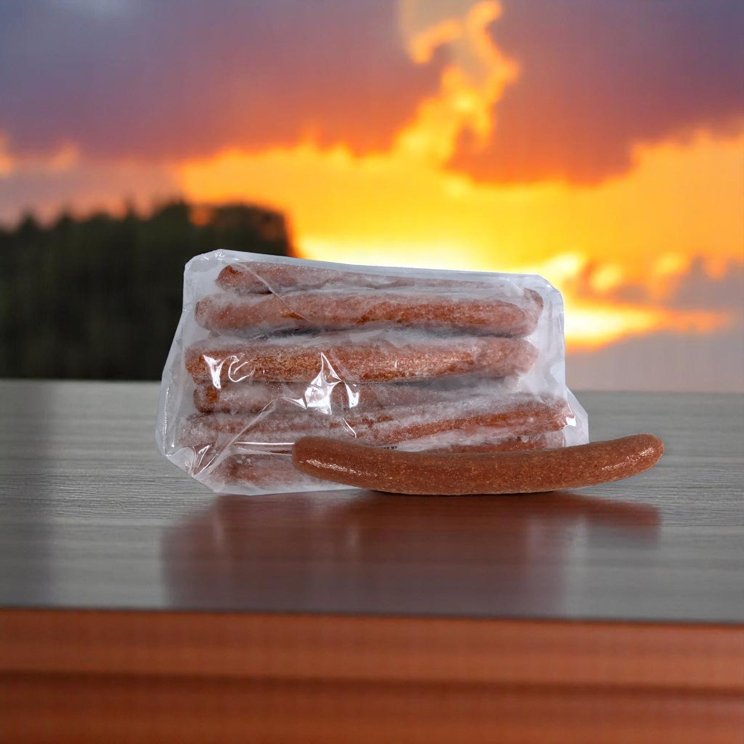 Eisenberg All Beef Gourmet Frankfurter – 11" Jumbo Size (2 per lb, 1 x 10 lb Pack)