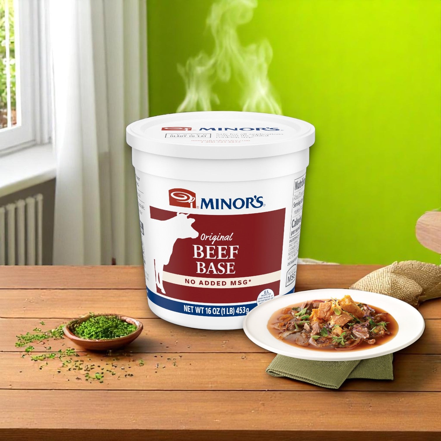 Minor’s Beef Base – No MSG (6 x 1 lb Tubs)