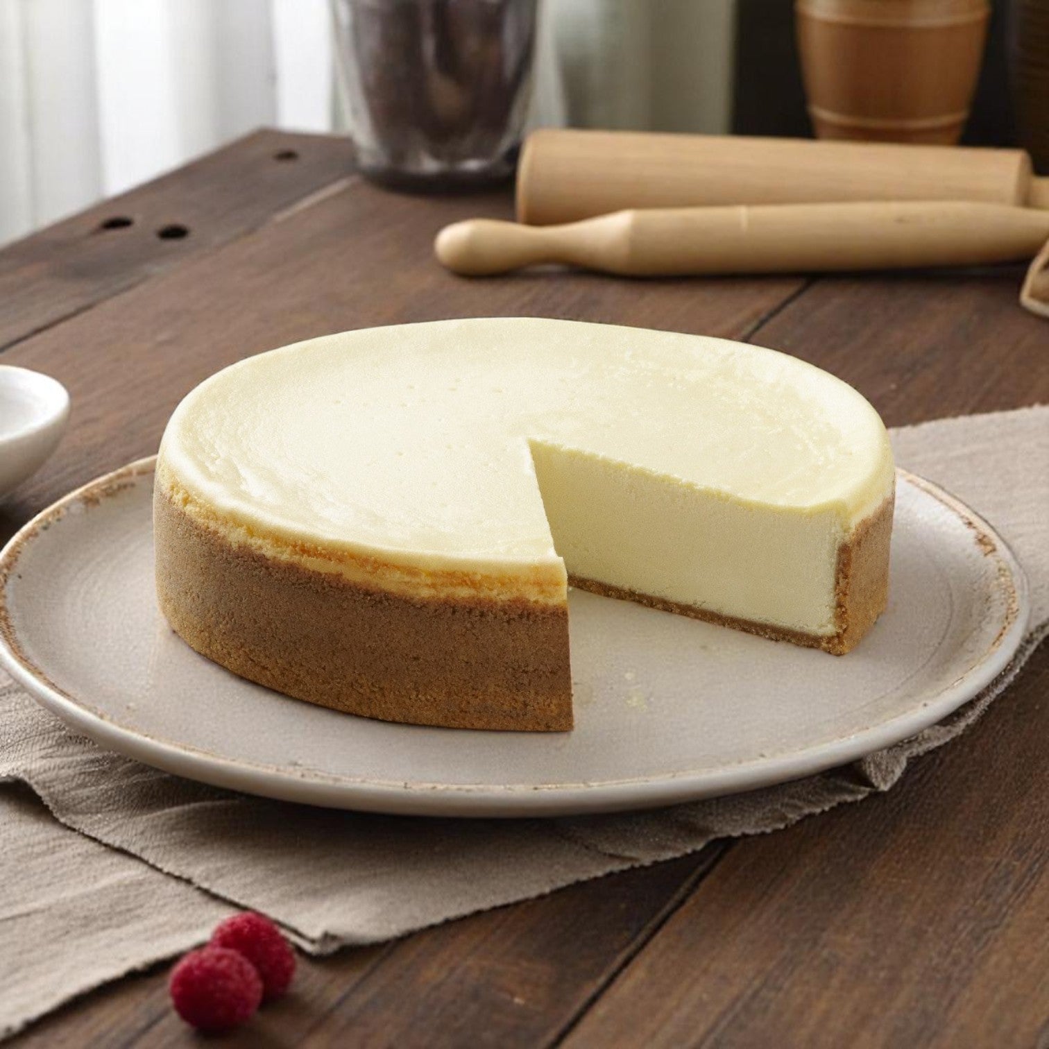 The Cheesecake Factory Bakery – Classic Plain Cheesecake – 2/10" – 14 Slices