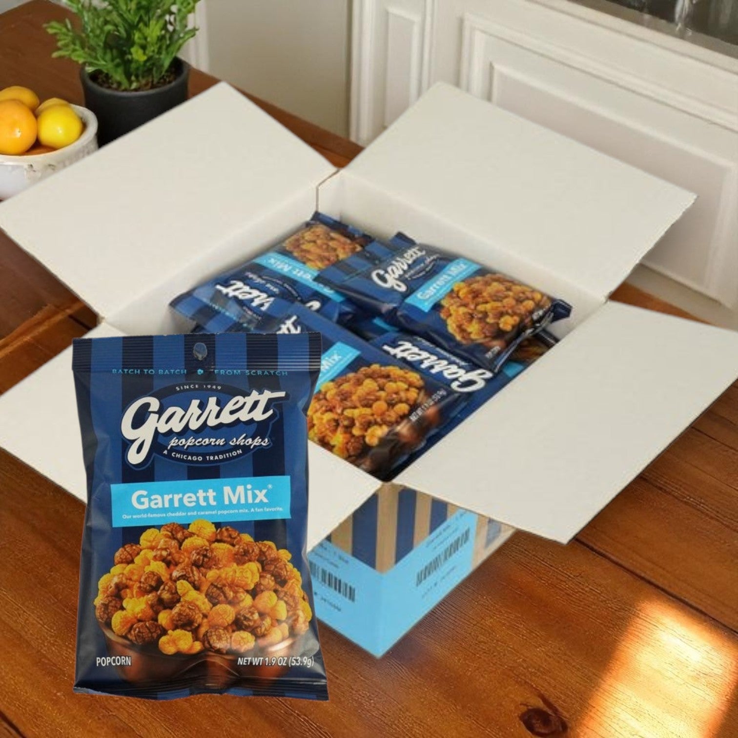 Garrett Brands Snack Popcorn – Garrett Mix®, 1.9 oz Bags (24-Pack)