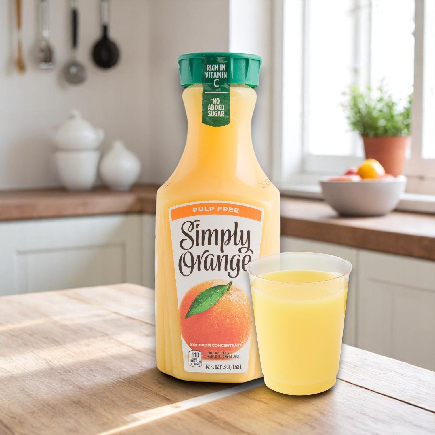 Simply Orange Juice – Original, 6 Pack (52 fl oz Bottles)