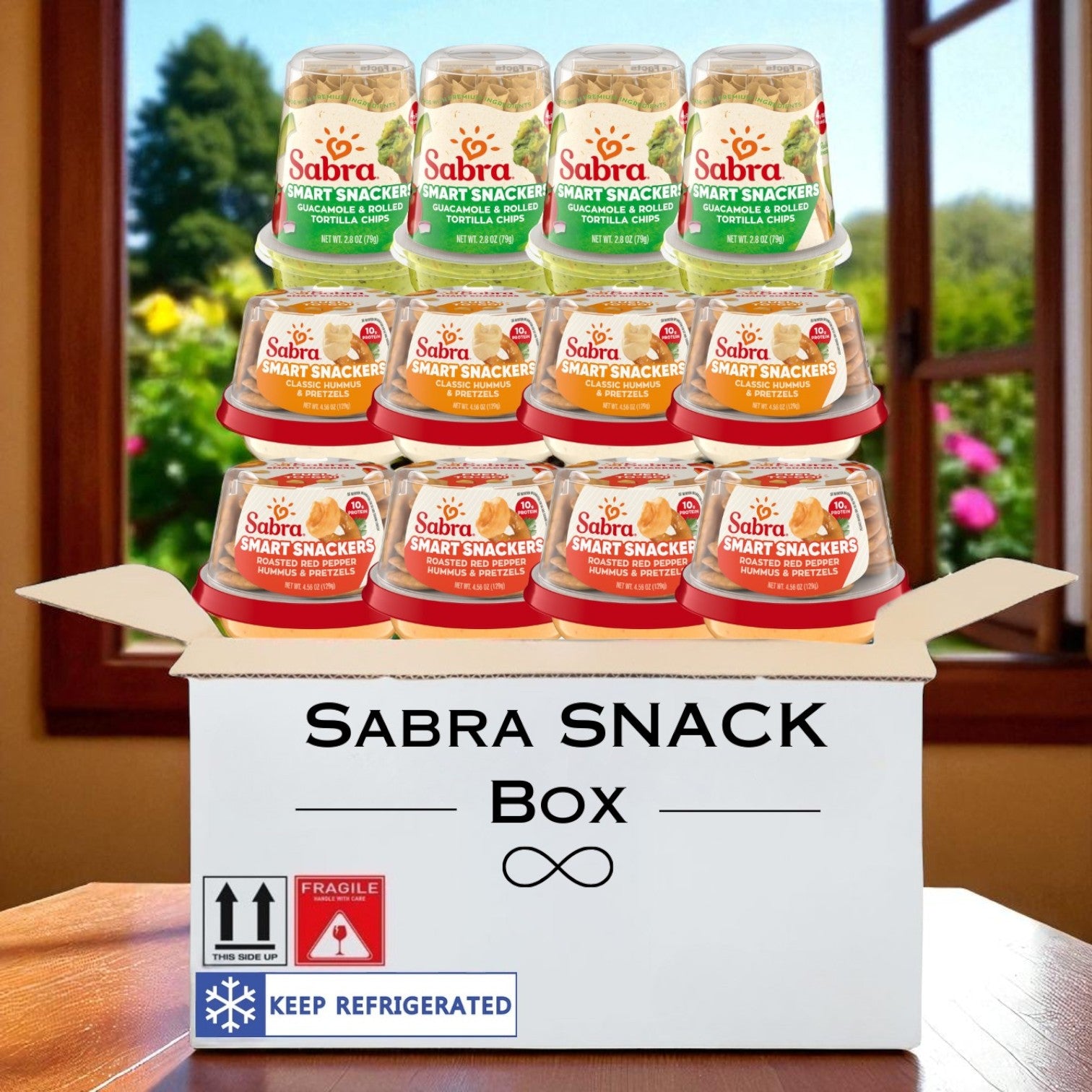 Sabra Box – Hummus & Guac On-the-Go Kit- 12 Items!