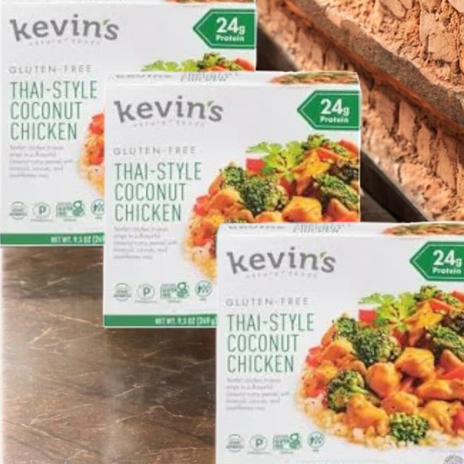 Kevin's Natural Foods Thai-Style Coconut Chicken - 3 Count