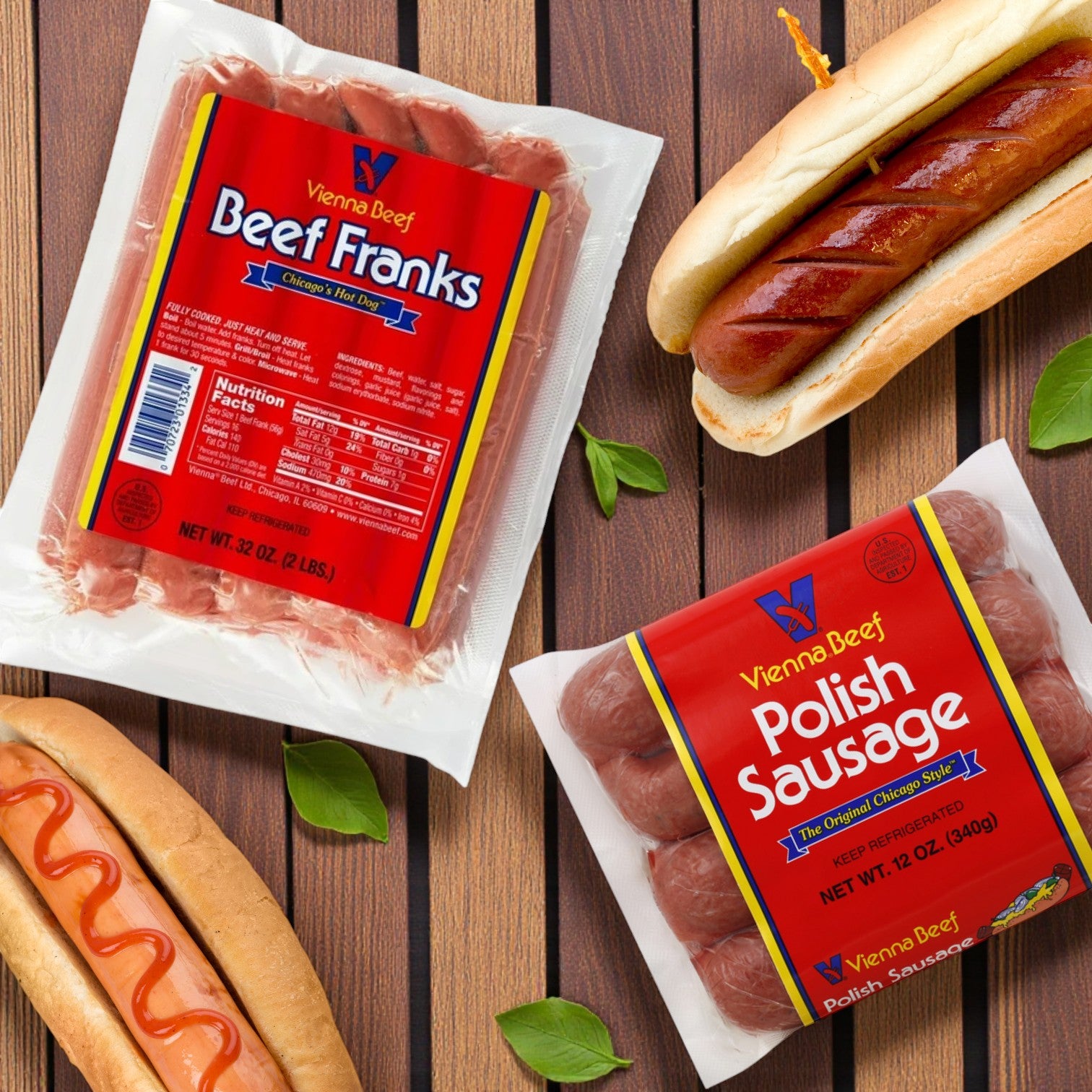 Vienna Beef Franks & Polish Sausage Combo