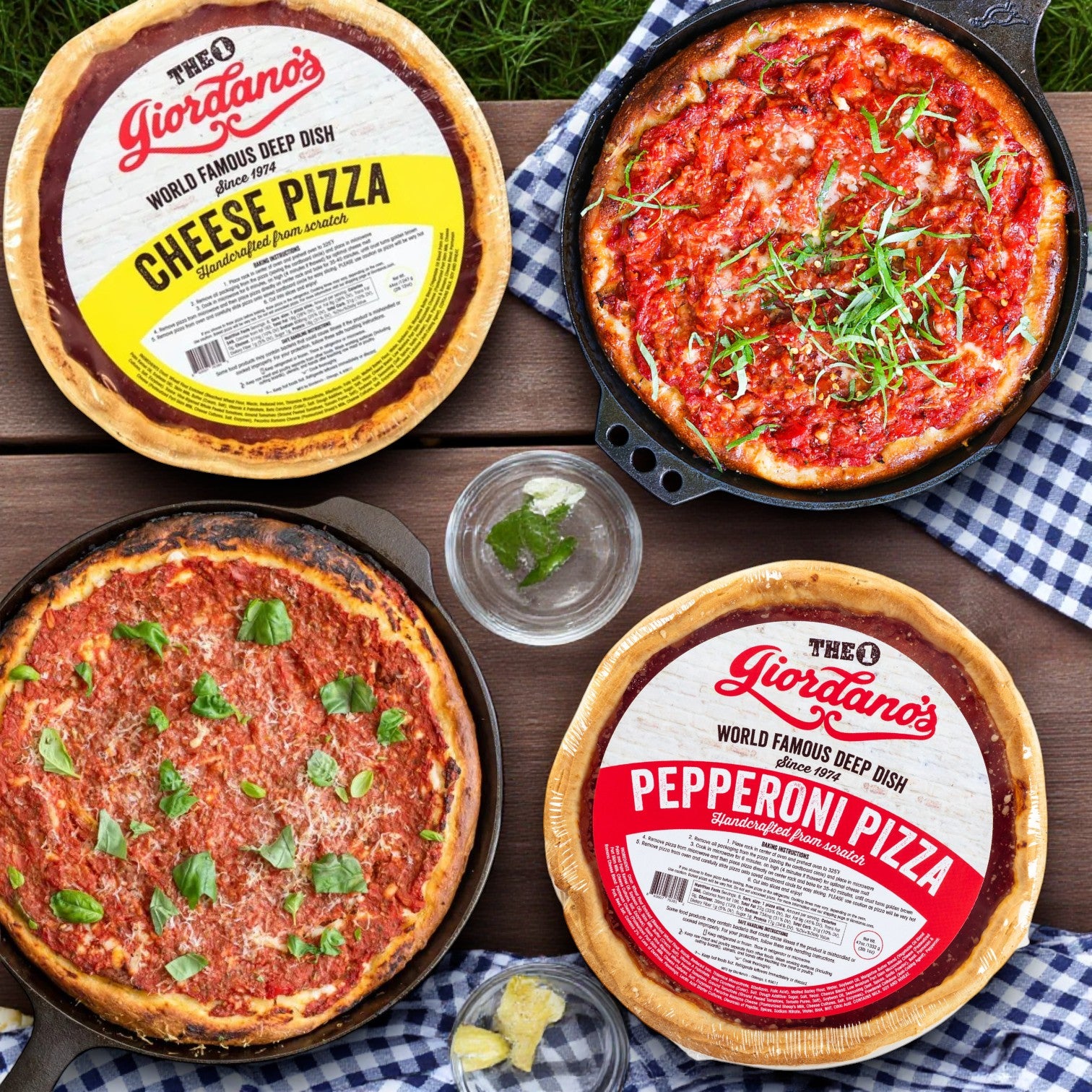 Giordano’s Classic Deep Dish Duo: Cheese & Pepperoni