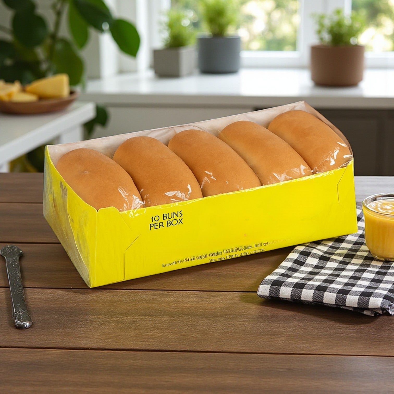 Vienna Beef Plain Hot Dog Buns-10 Buns Per Package- 1 Pack