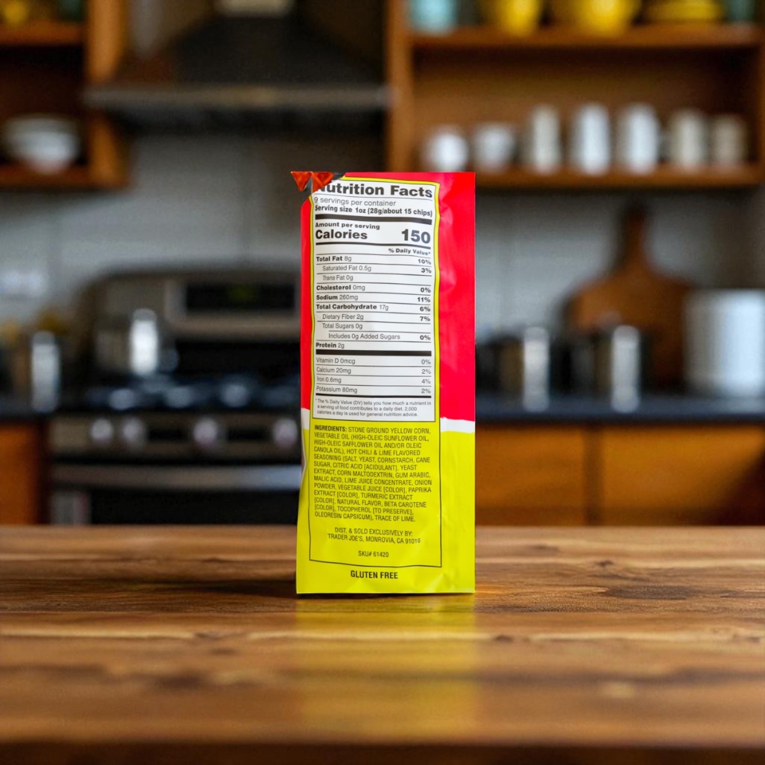 Trader Joe's Chili & Lime Flavored Rolled Corn Tortilla Chips