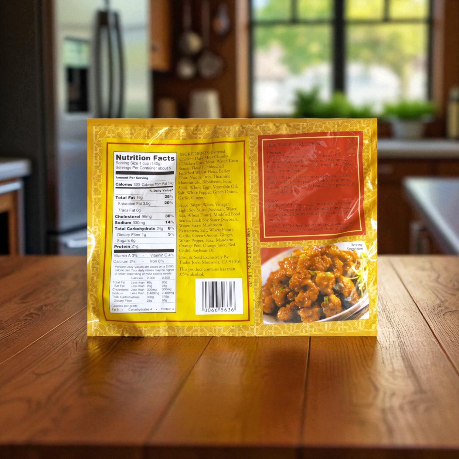 Trader Joe's Mandarin Orange Chicken 22 OZ - 3 Count