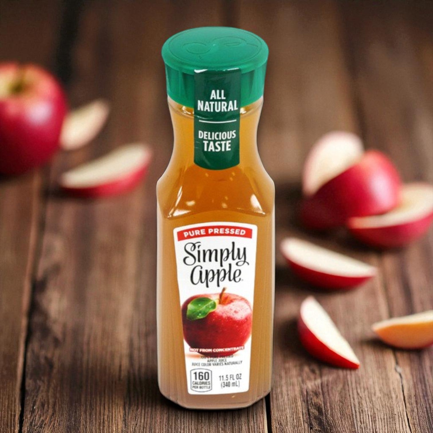 Simply Apple Bottles- 12 Pack- 1 Case