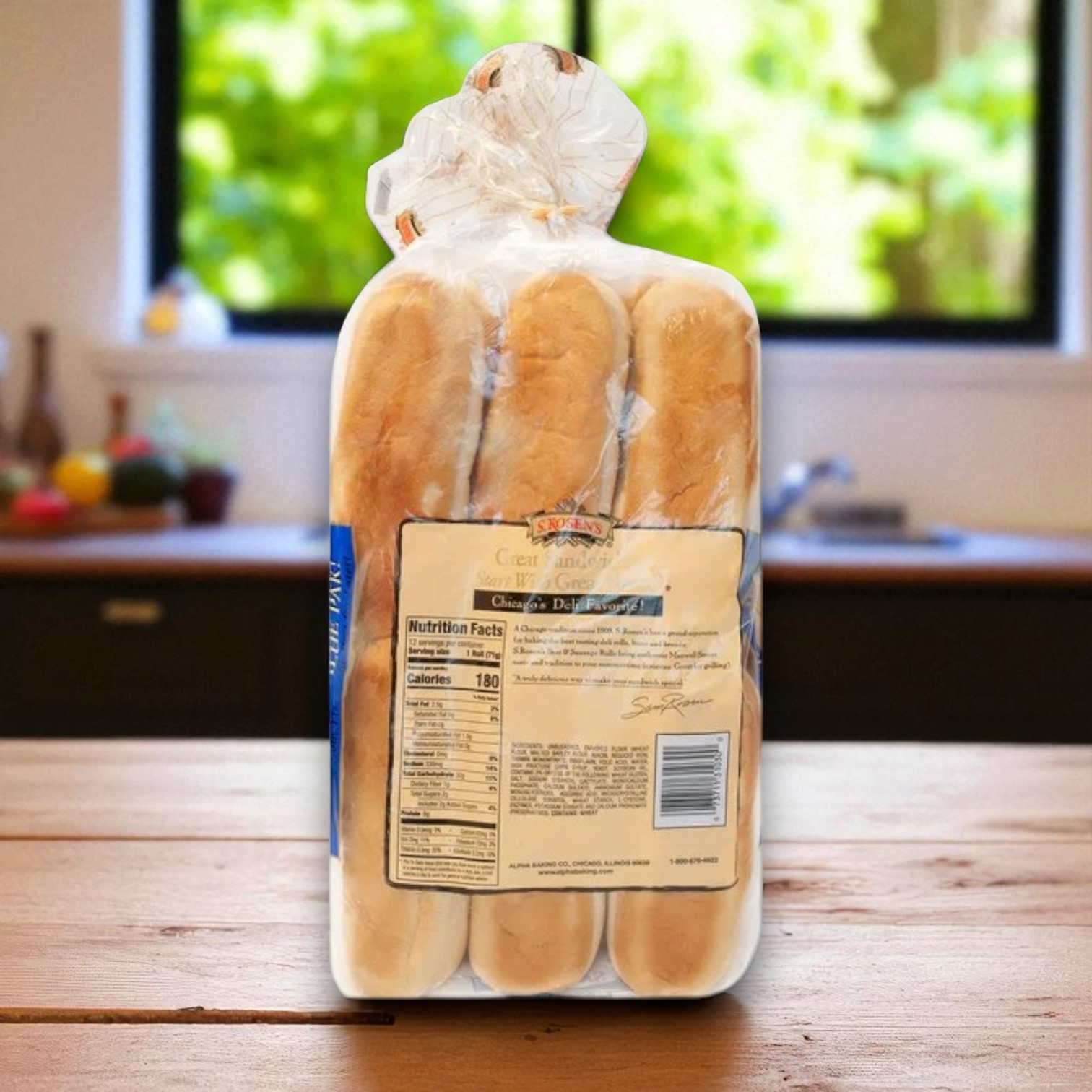 Johnsonville Original Pork Bratwurst (18 Links) & S. Rosen’s Jumbo Brat & Sausage Rolls (12 Count) Combo Pack