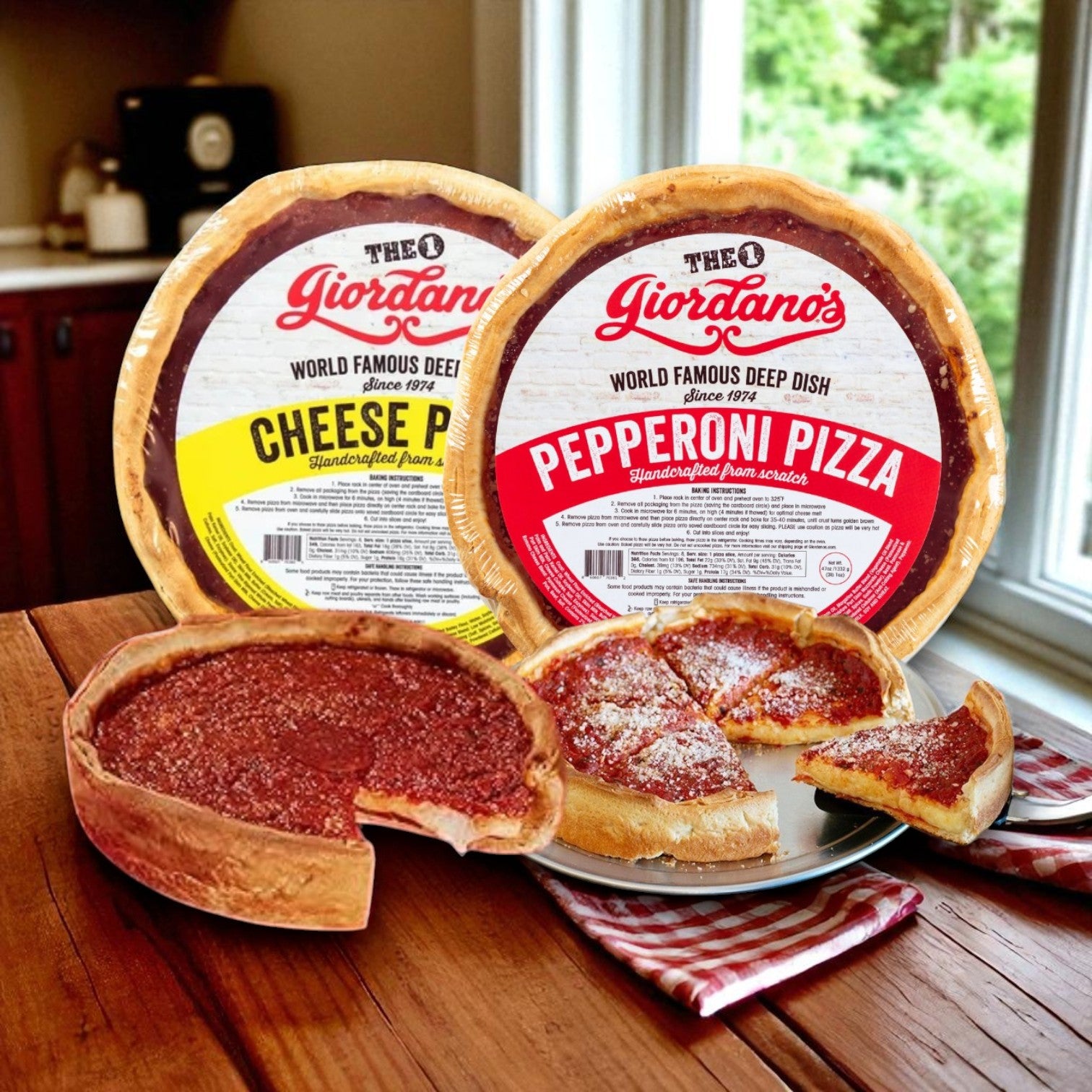 Giordano’s Deep Dish Pizza Duo & Garrett Popcorn Mix – Chicago Favorites