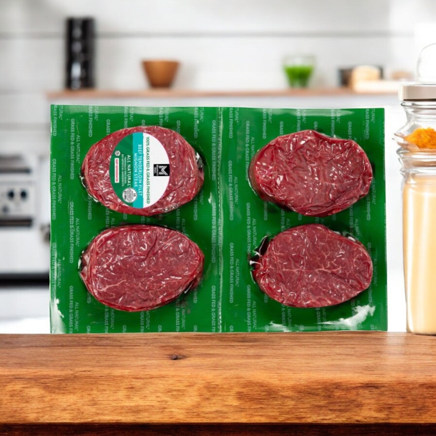 Tenderloin Beef Steak- Thomas Farms Grass Fed- 1 Pack- 4 Steaks