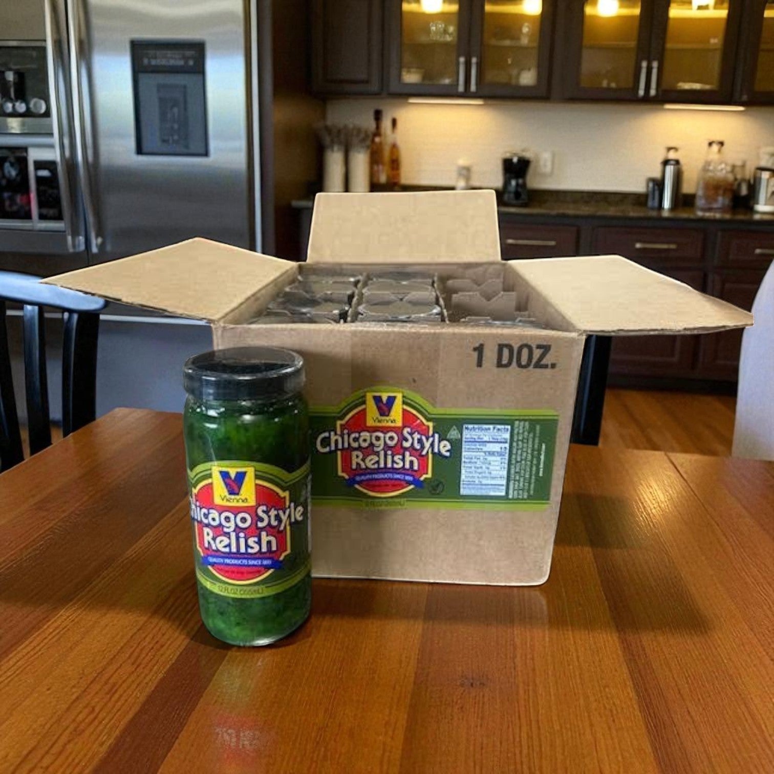 Vienna Relish, Chicago Style-12x12oz(12 Total Jars)