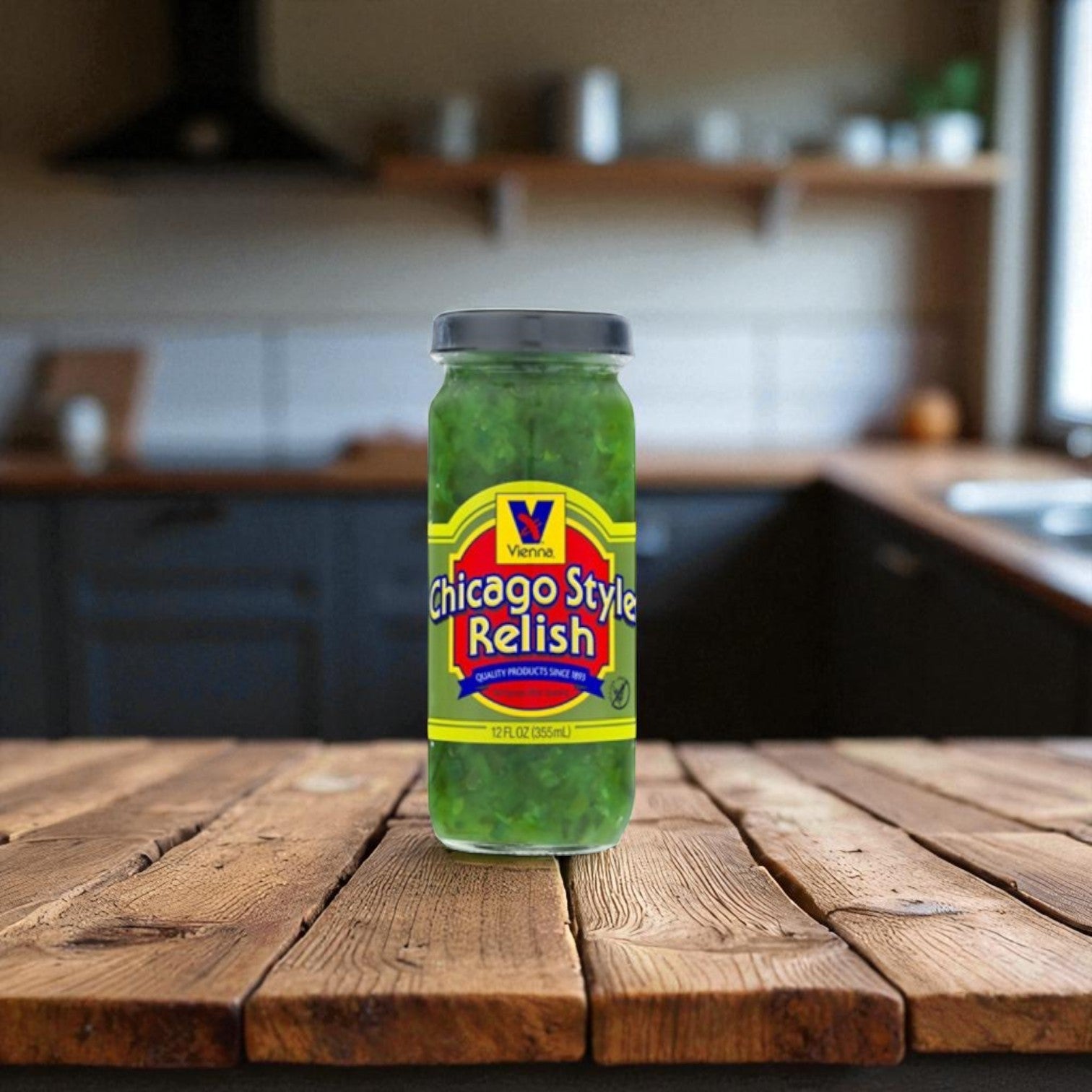 Vienna Relish, Chicago Style-12x12oz(12 Total Jars)