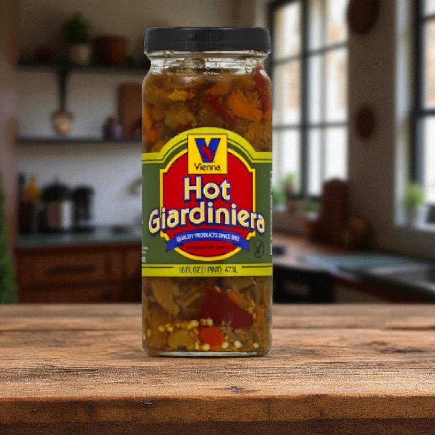 Vienna Hot Giardiniera – 12x16oz Jars(12 Jars)