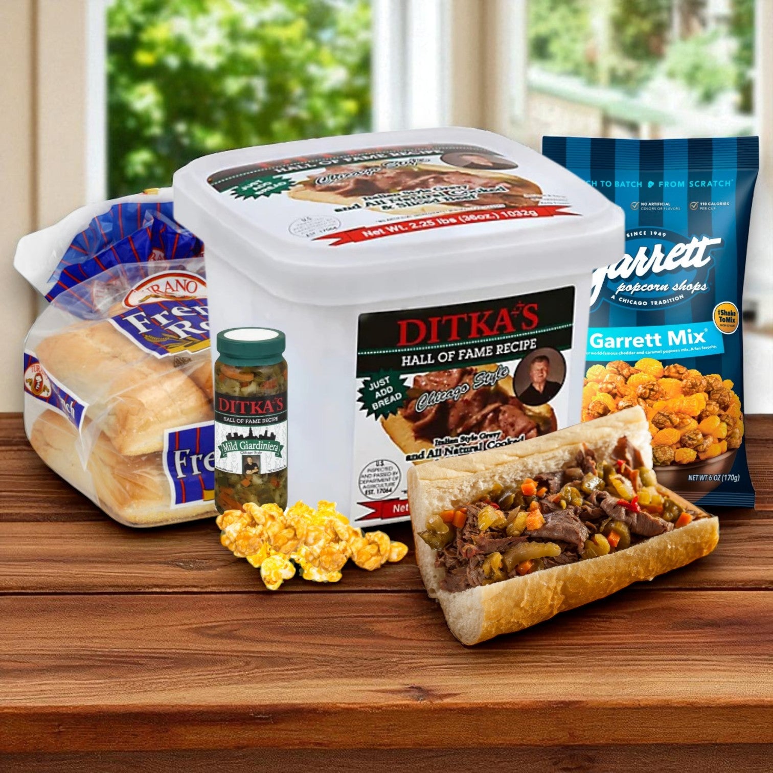Chicago Classics Bundle: Italian Beef, Giardiniera & Garrett Mix