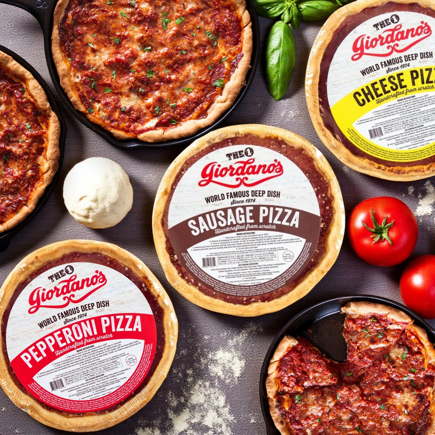 Giordano's Deep Dish Pizza Combo Pack - 3 Deep Dish Pizza's!