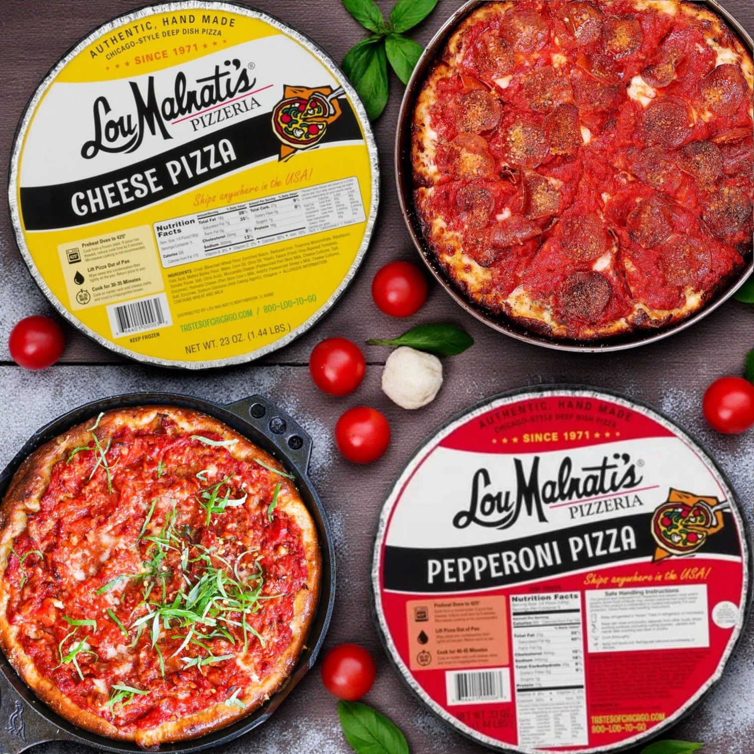 Lou Malnati's Deep Dish Combo- 2 Pack Combo!