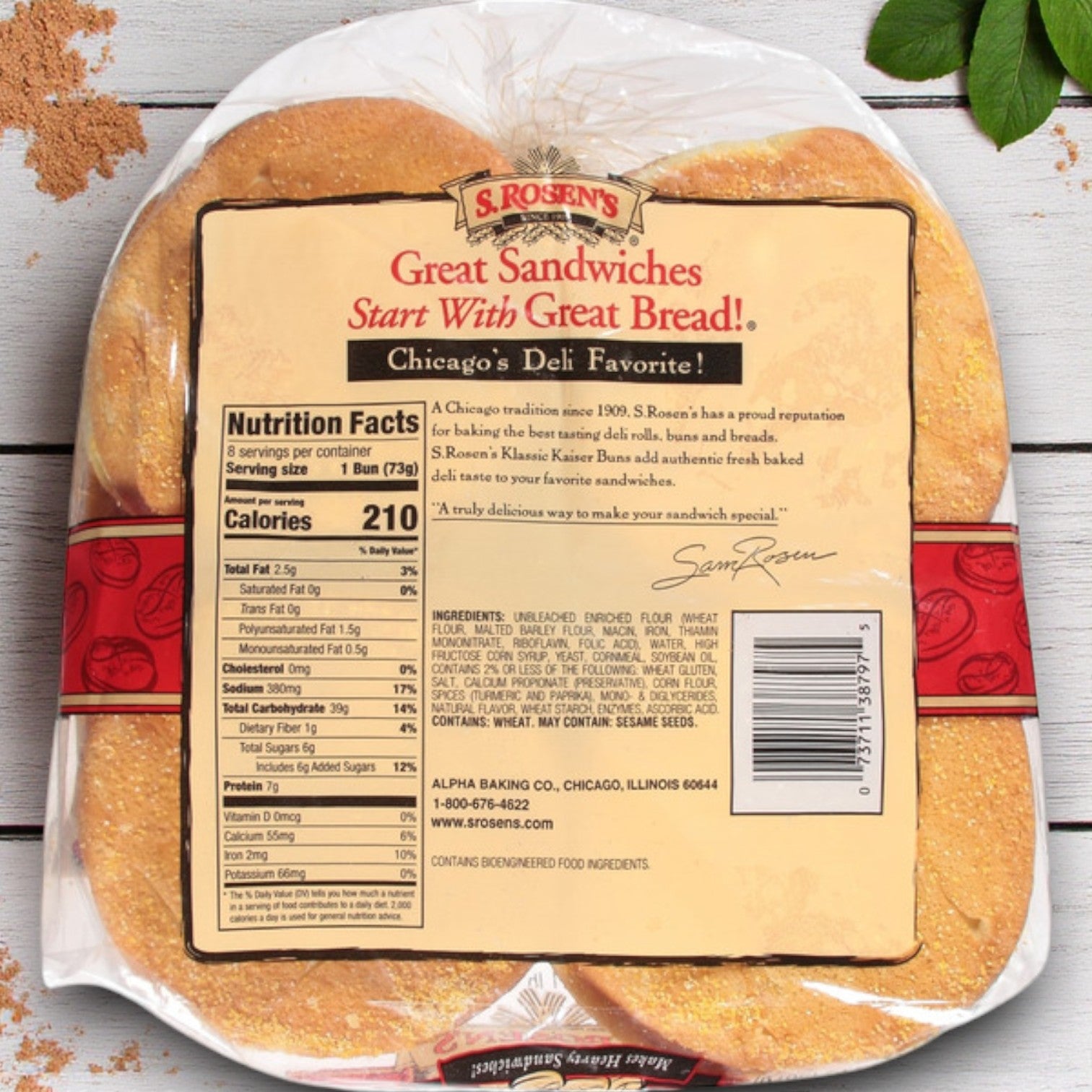 Chicago Burger Combo – Billy Goat Tavern Burgers, S. Rosen’s Kaiser Buns & Vienna Dill Chips