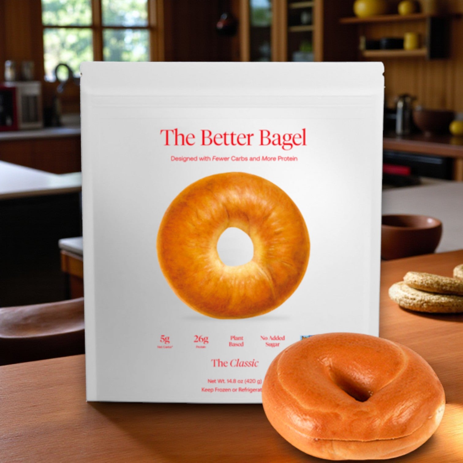 Better Brand Bagel & Fit Bagel Variety Pack – 2 Classic, 2 Pretzel Buns, 2 Sesame, 2 Everything- 8 Bags- 32 Total Bagels!