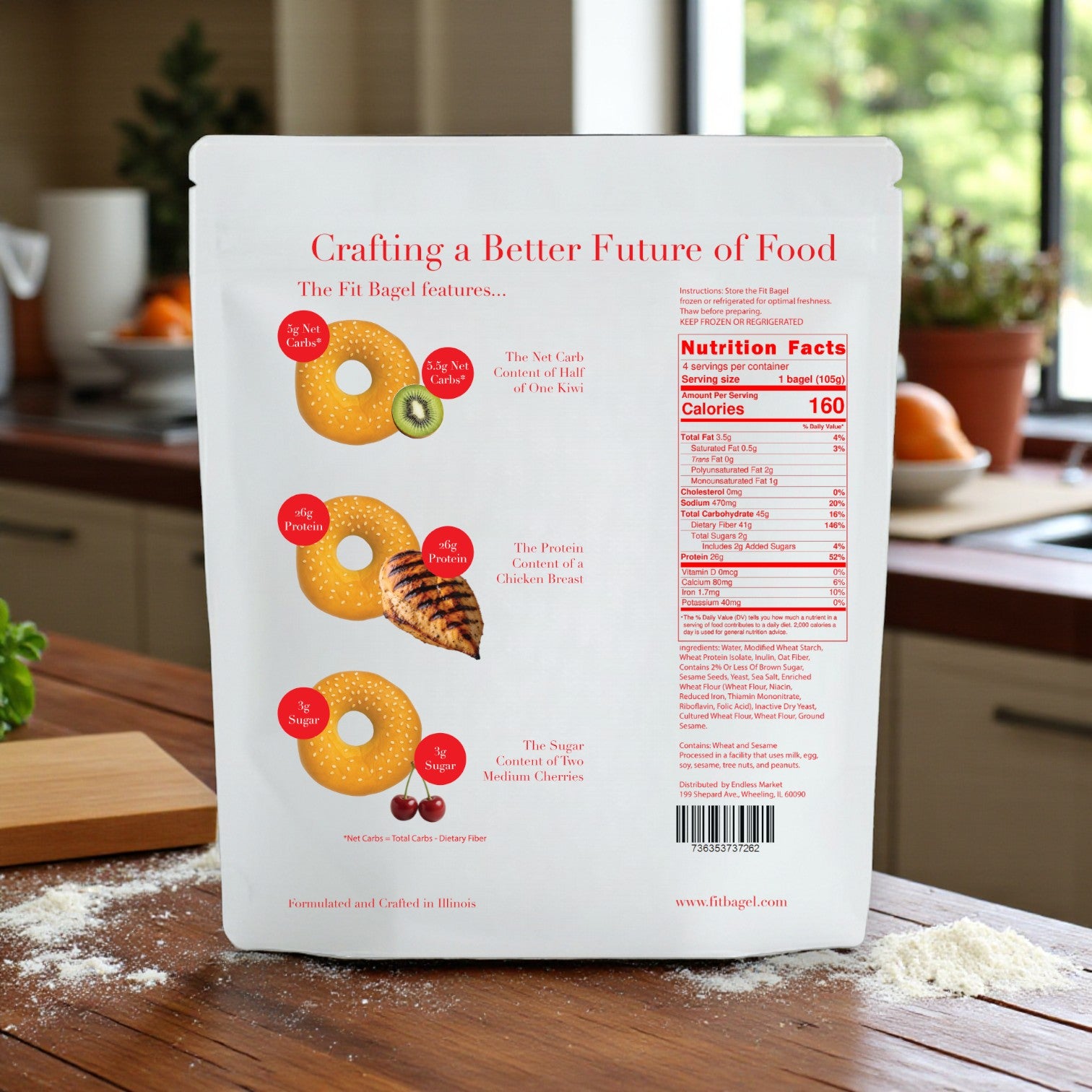 Better Bagels & The Fit Bagels- 4 Combo Bagel Pack! 16 Total Bagels!