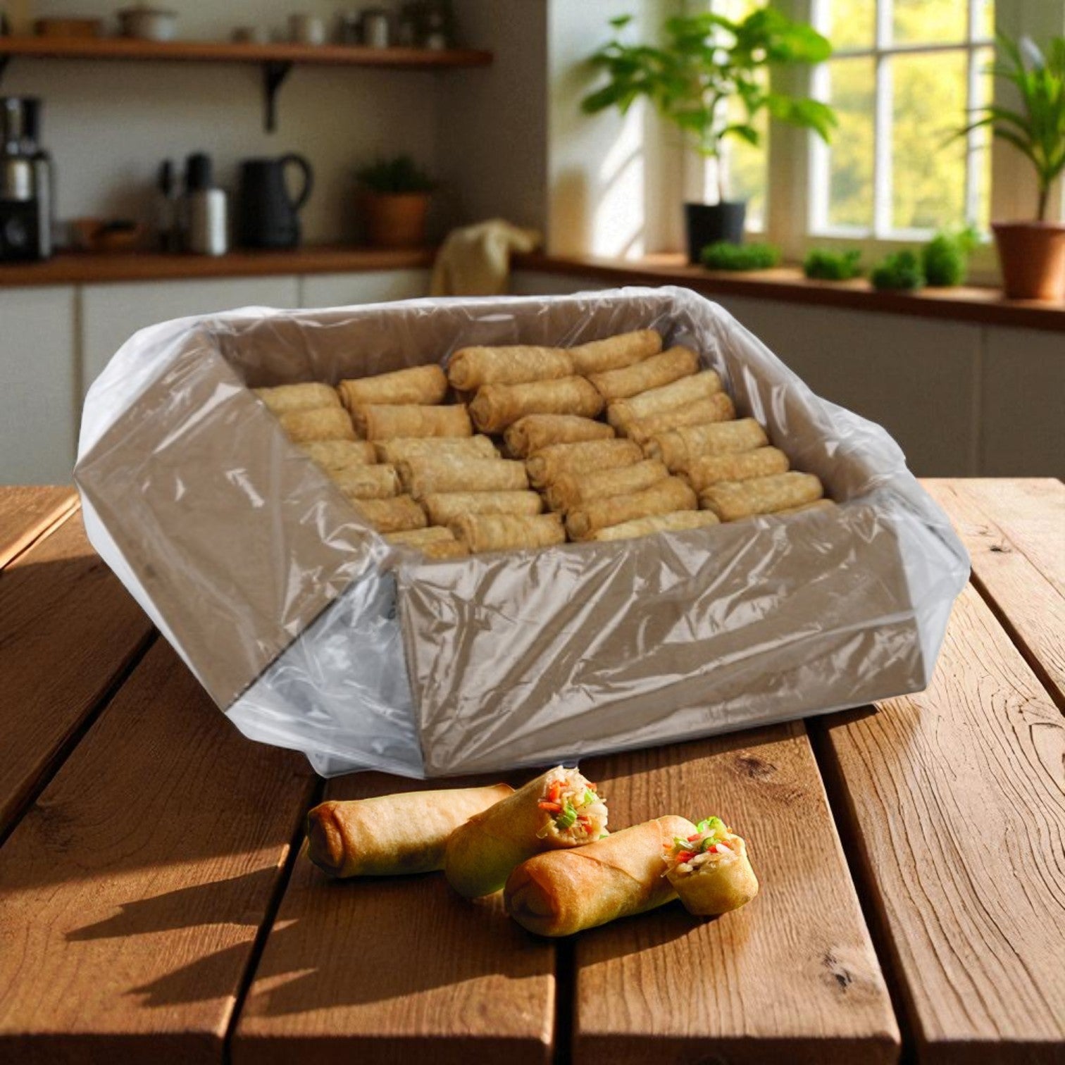 Vegetable Spring Roll Appetizer-3/48 (144Count)- 1 Case