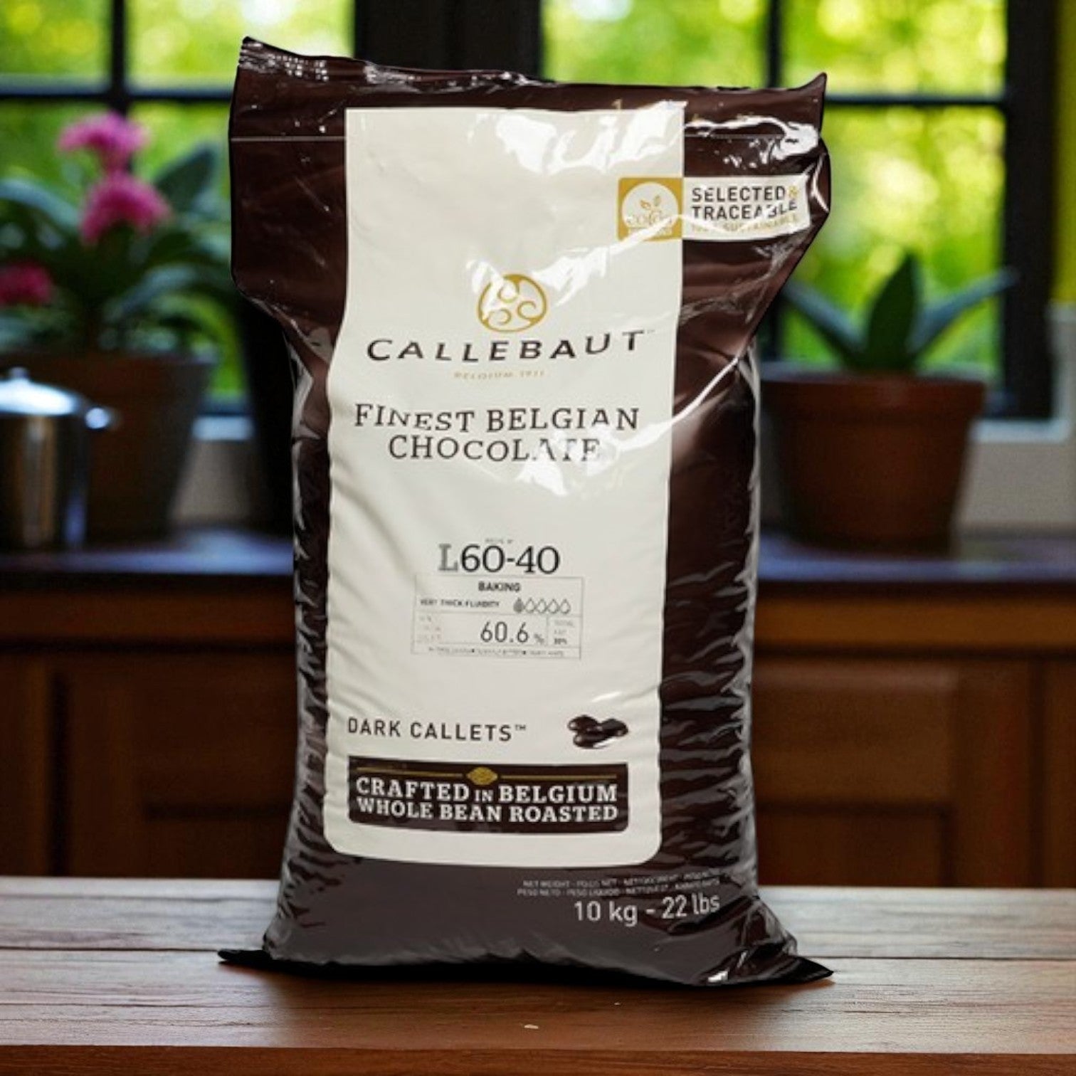 Callebaut 60% Chocolate Callets – 1/10 kg