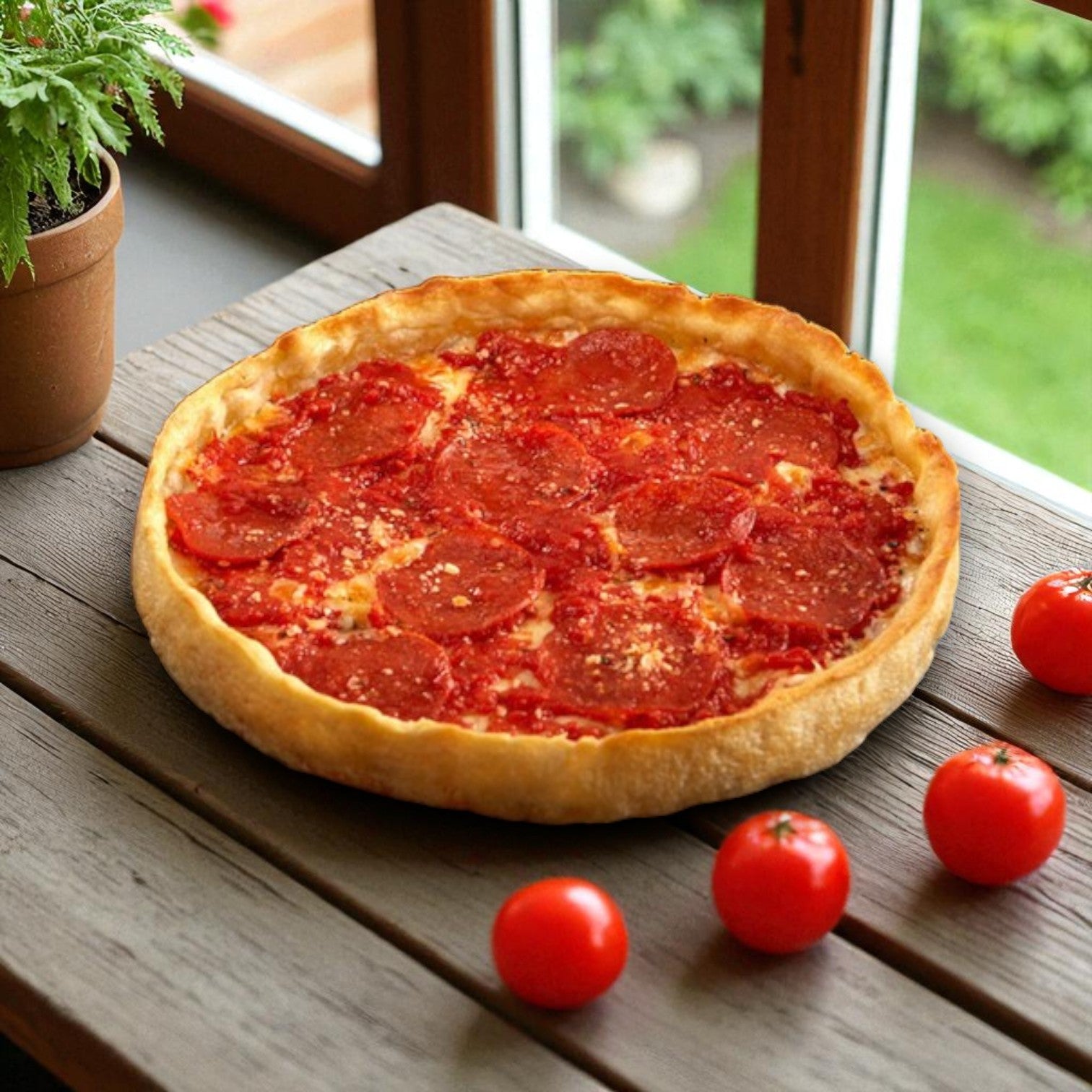 Chicago Legends Combo – Lou Malnati’s Deep Dish Pizza & Portillo’s Famous Chocolate Cake