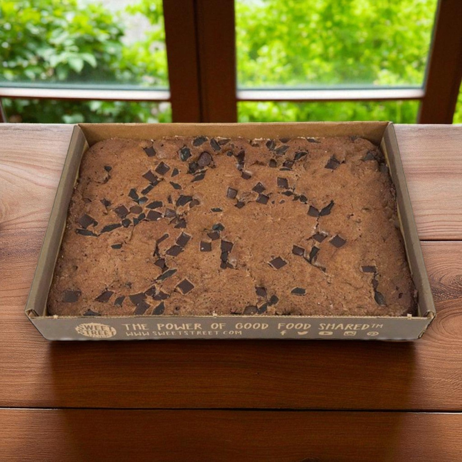 Sweet Street Fabulous Chocolate Chunk Brownies – 4 Trays, 3 lbs Each