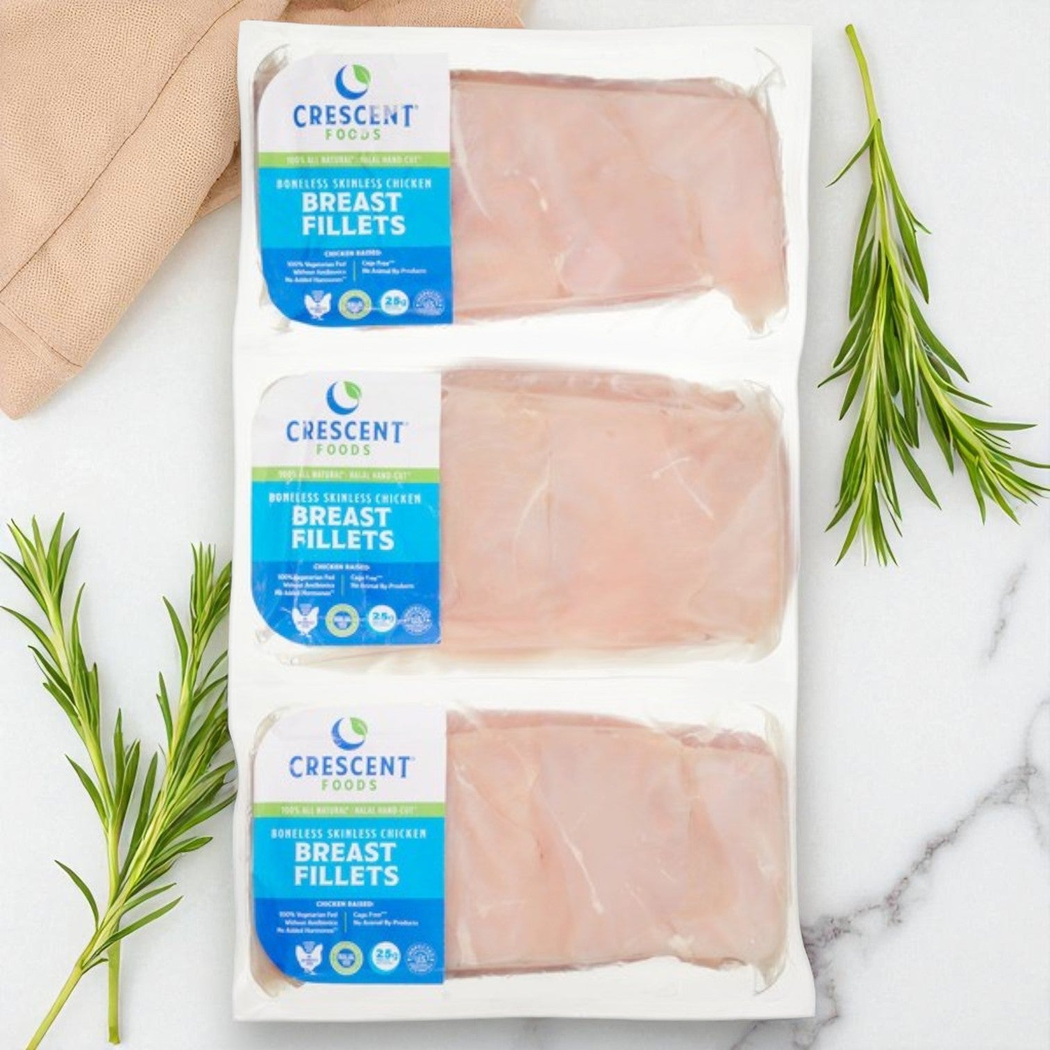 Halal Protein Bundle – Ground Beef & Hand-Cut Chicken Breasts