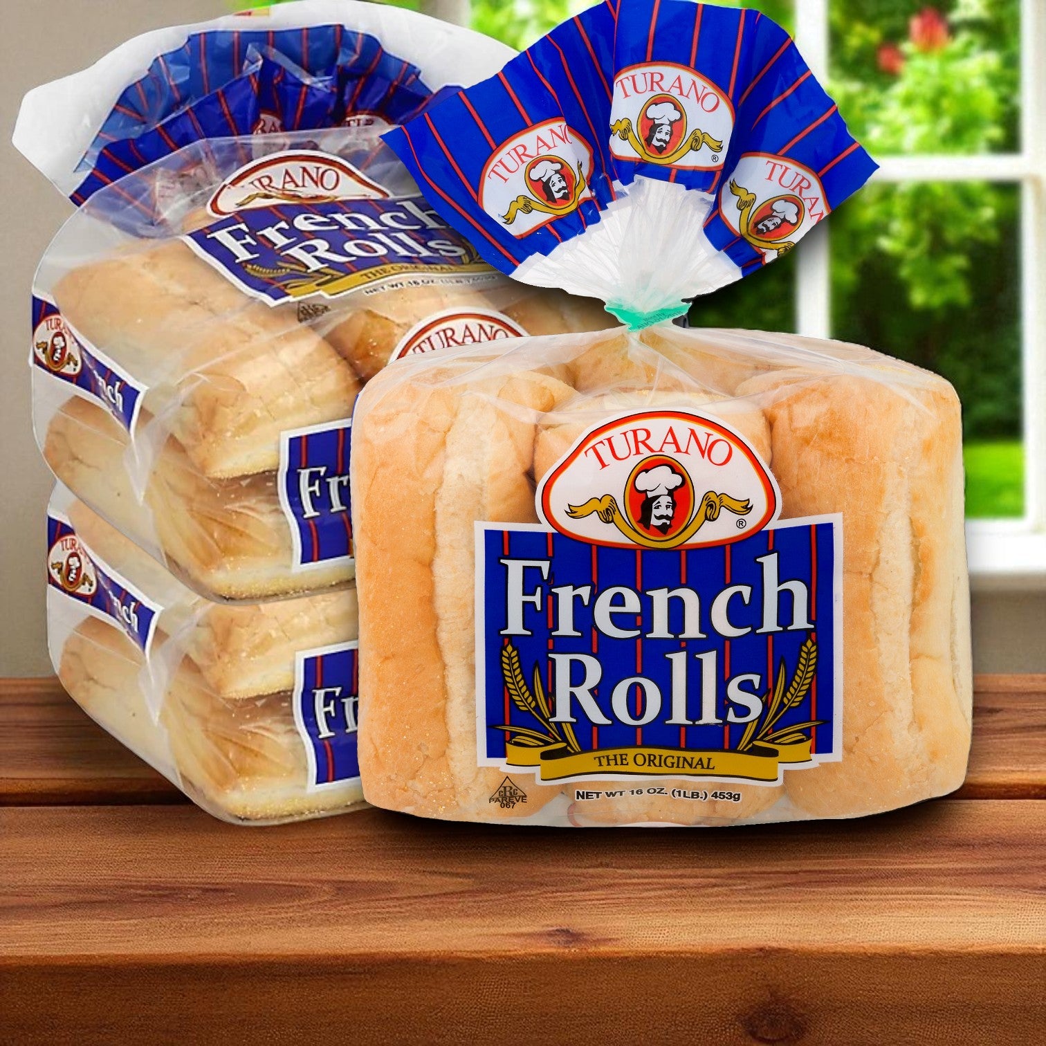 Sysco Fontanini Mild Italian Sausage Links (12 lbs) with Turano French Rolls (16 oz)