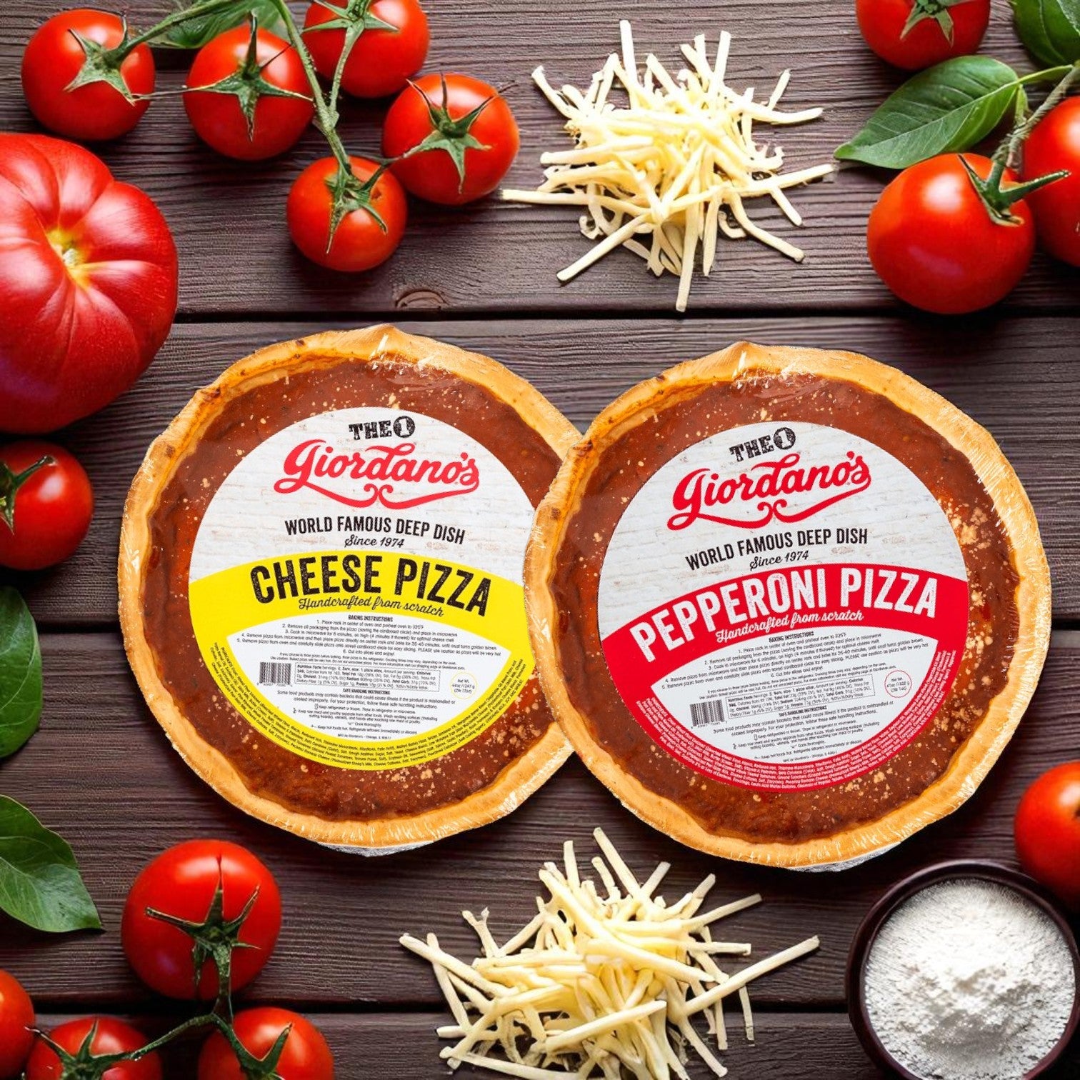 Giordano’s Classic Deep Dish Duo: Cheese & Pepperoni