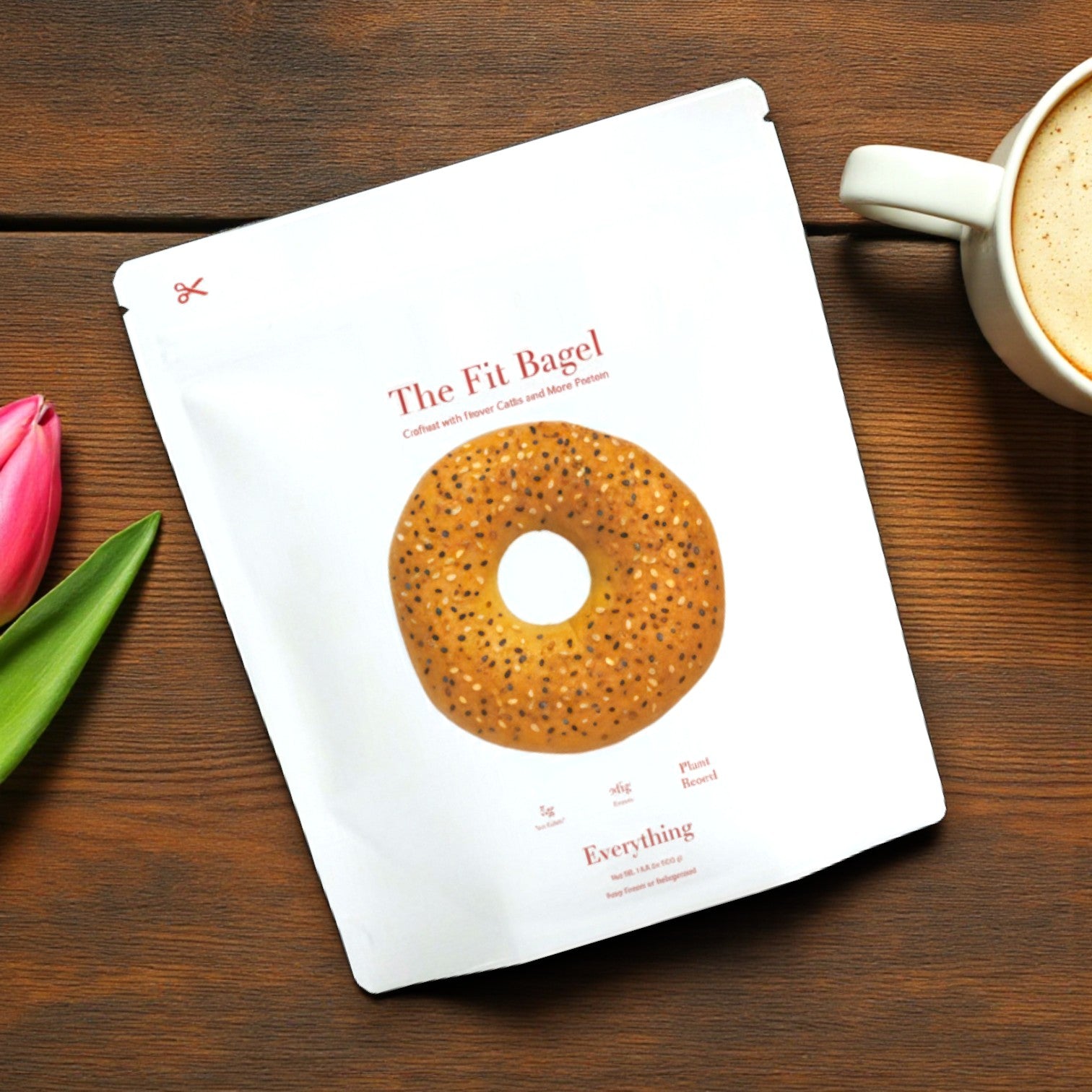 The Fit Bagel – Everything Bagels, 4 Bagels Total