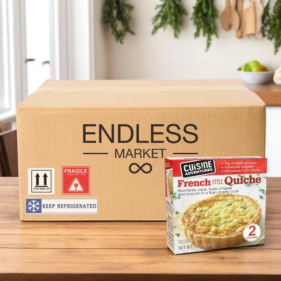 Cuisine Adventures French Style Quiche- 2 Count- 1 Case