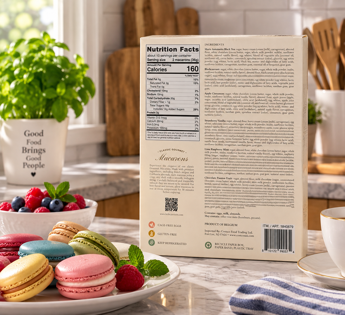 Le Chic Patissier Gourmet Macarons – 21-Count