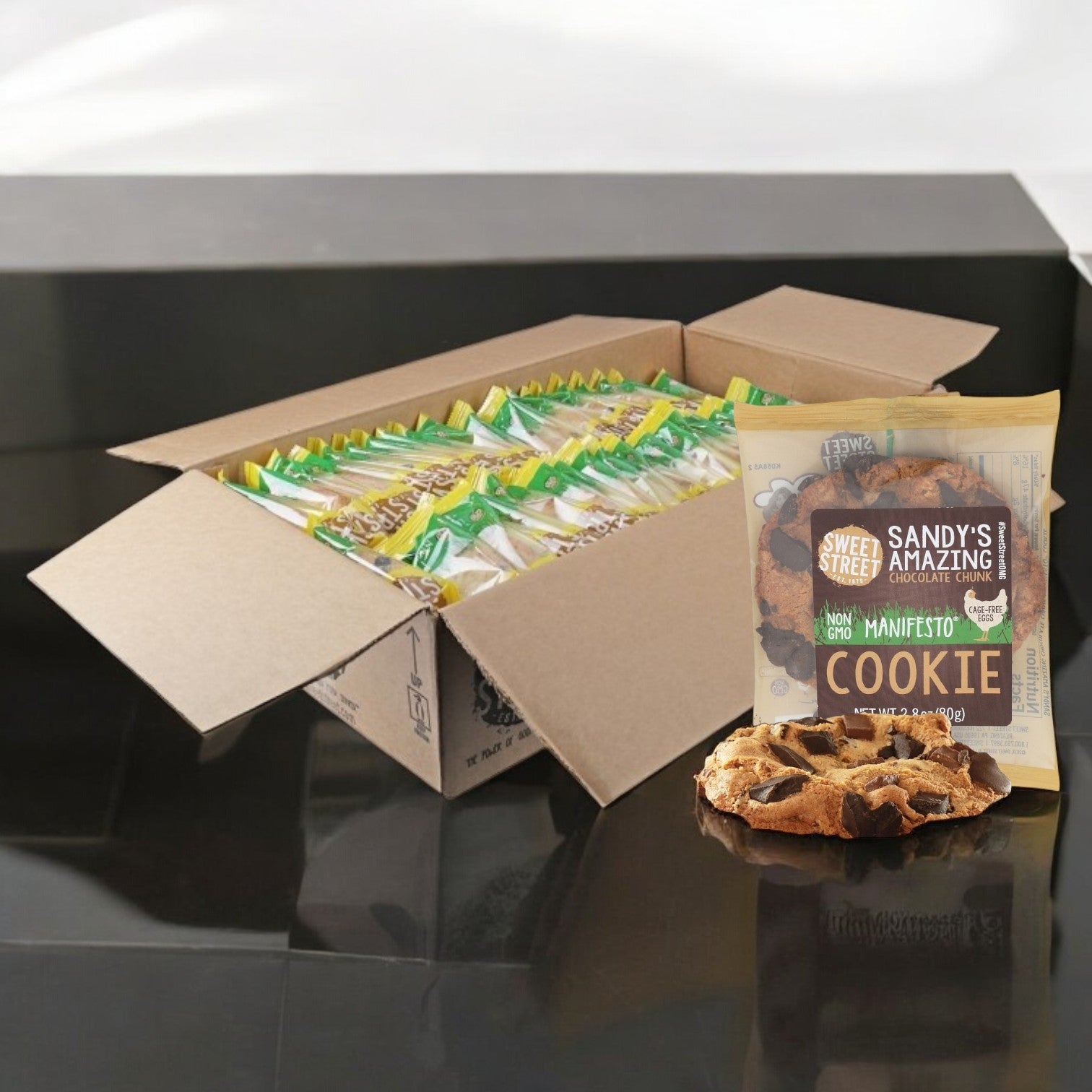Sweet Street, Sandy's Amazing Chocolate Chunk 3 oz. Manifesto Cookies,