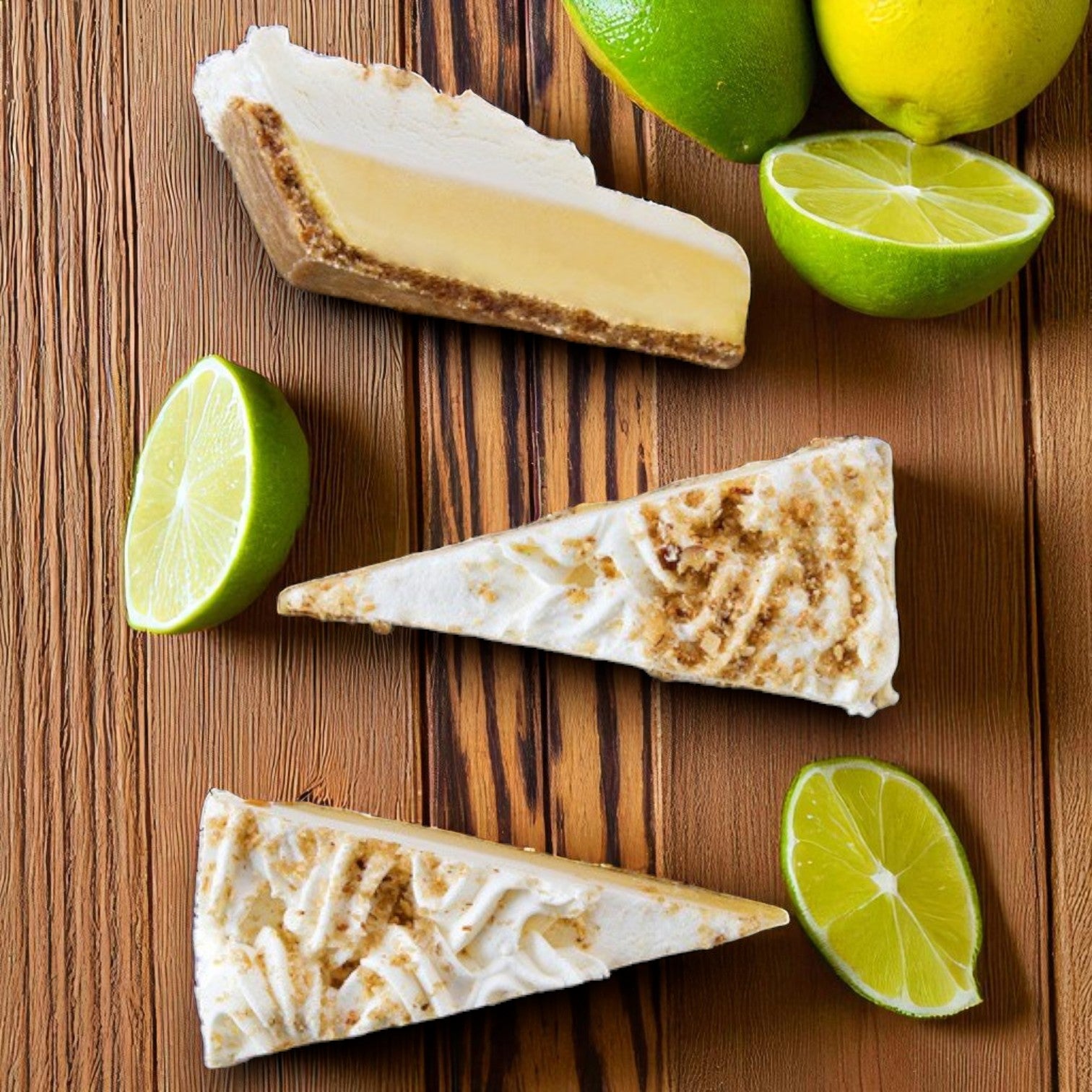 Sweet Street Key Lime Pie – 4 Pies, 12" Each, Pre-Sliced into 14 Servings