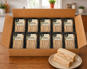Market Mega Smoked Turkey & Cheese Sandwich Wedge – 6.3 oz (10 Per Case)