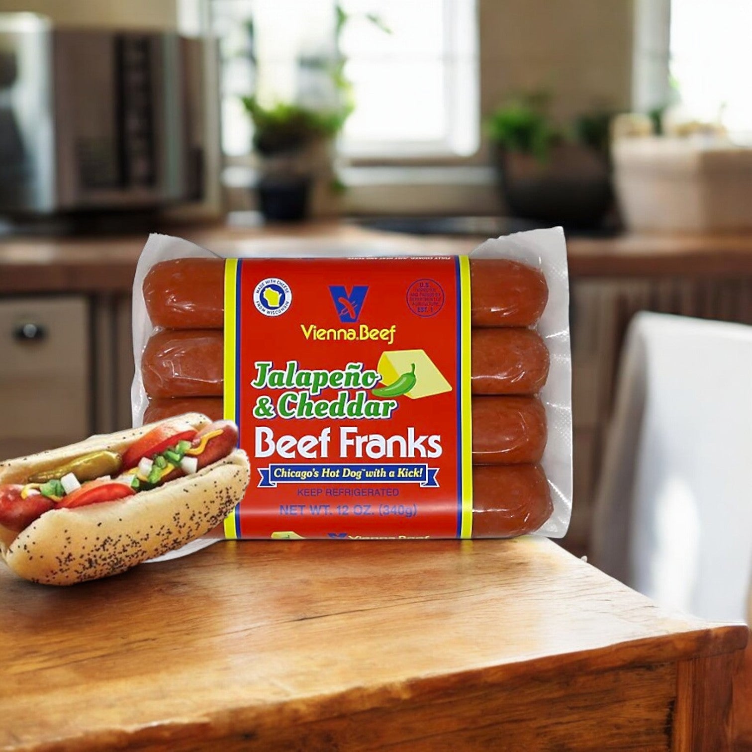 Vienna Beef Jalapeno & Cheddar Franks 1 Count | Endless Market