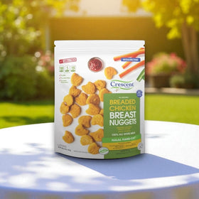 Crescent Foods Halal All Natural Chicken Breast Nuggets, 3 lbs