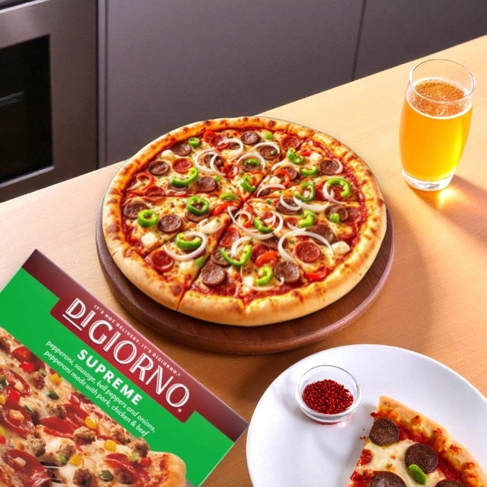 DiGiorno Pizza, Style Crust, Hand-Tossed, Supreme, 18.9 oz. 1 Box (3 Pizzas Total)