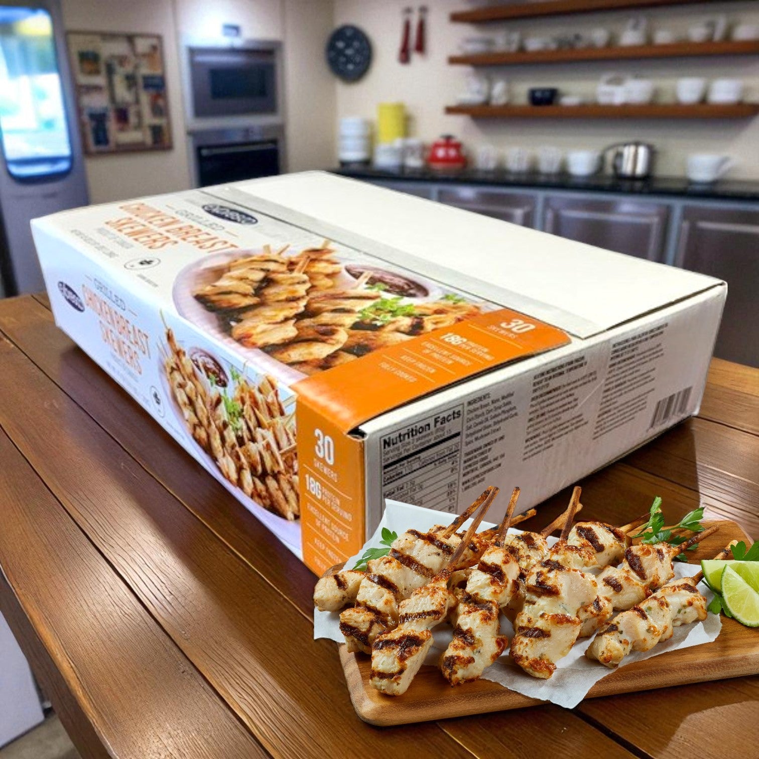 Expresco Chicken Skewers – 1.7 oz (Individually Wrapped)