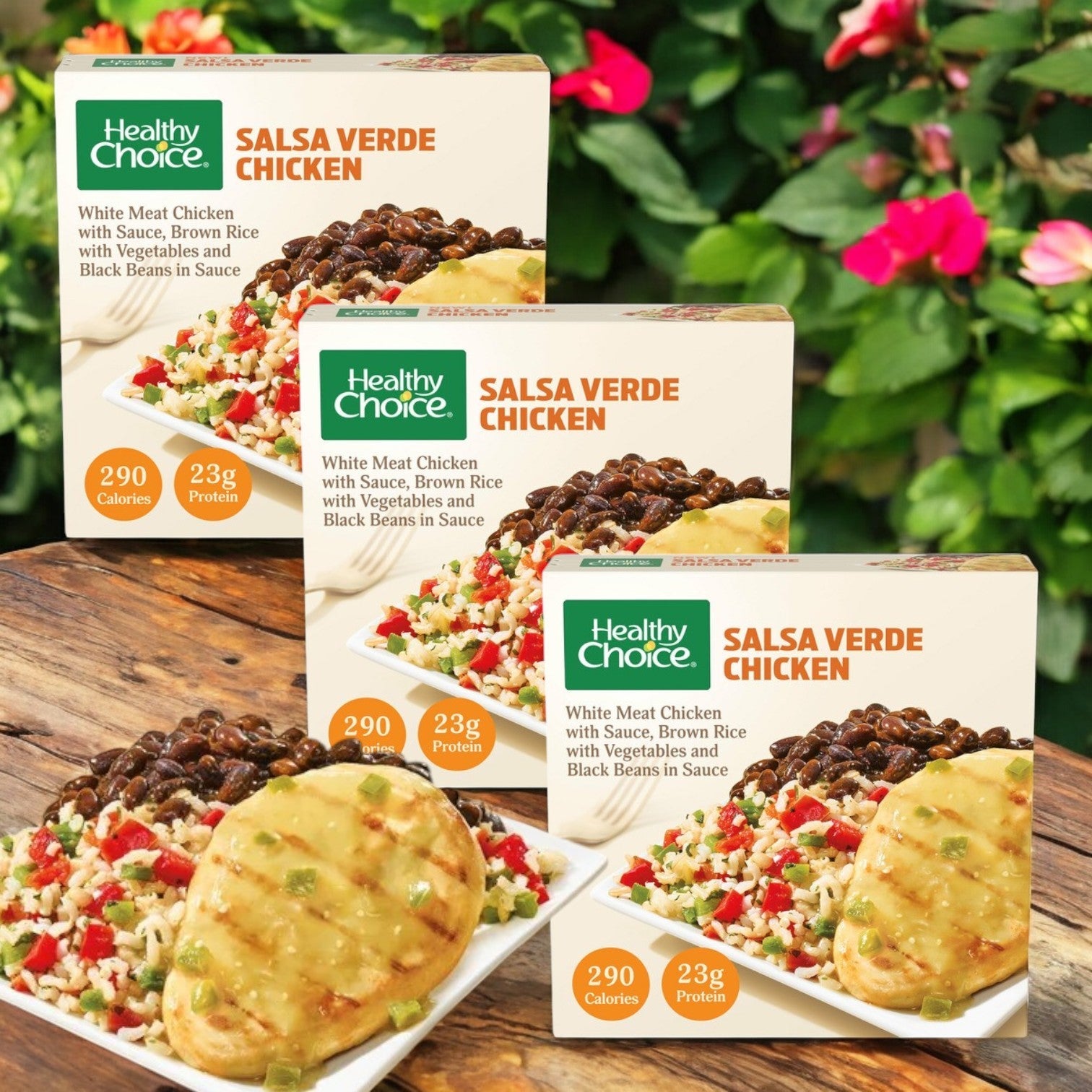 Healthy Choice Salsa Verde Chicken, Frozen Meal – 11 oz- 3 Count