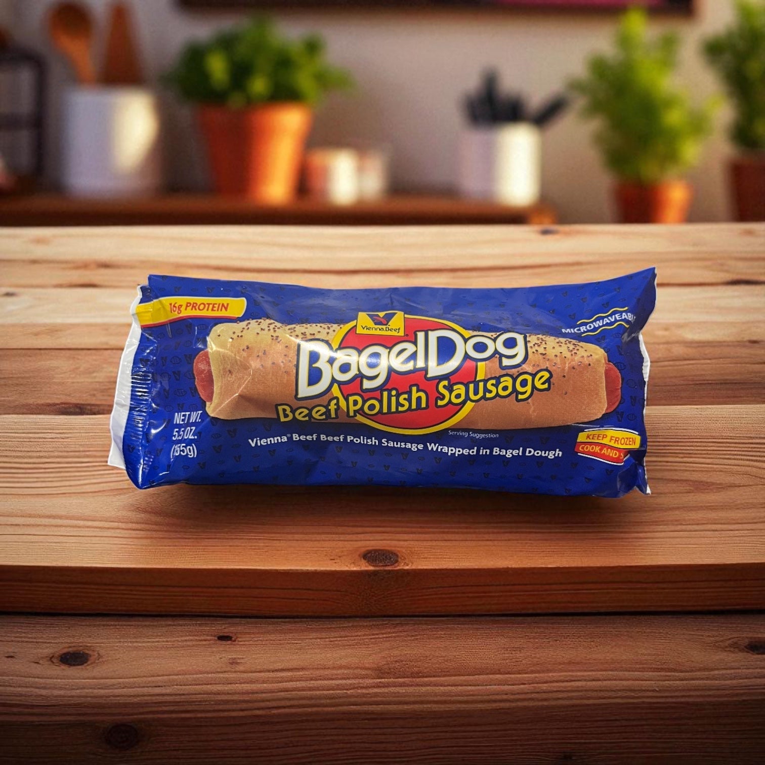Vienna Beef Polish Sausage Bagel Dog