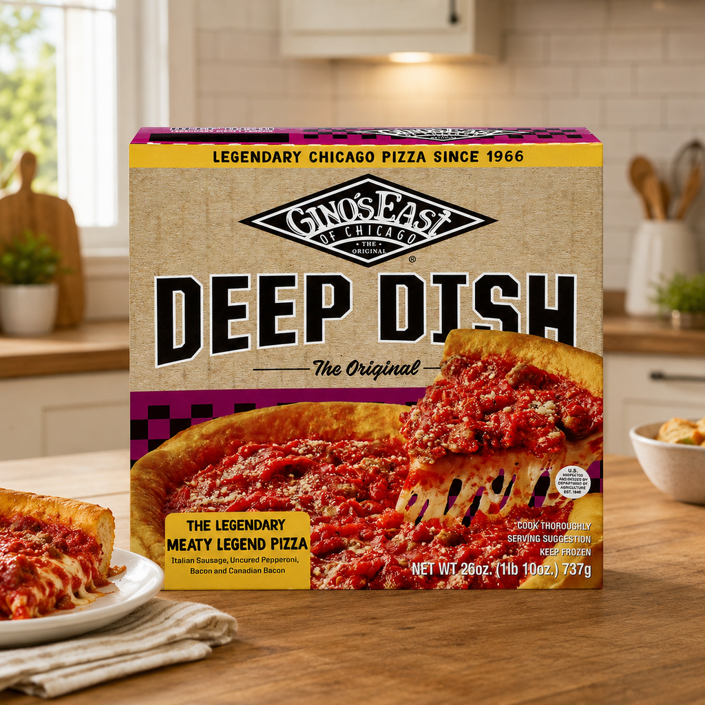 Gino's East Deep Dish Meaty Legend Pizza, 26 oz, 1 Count
