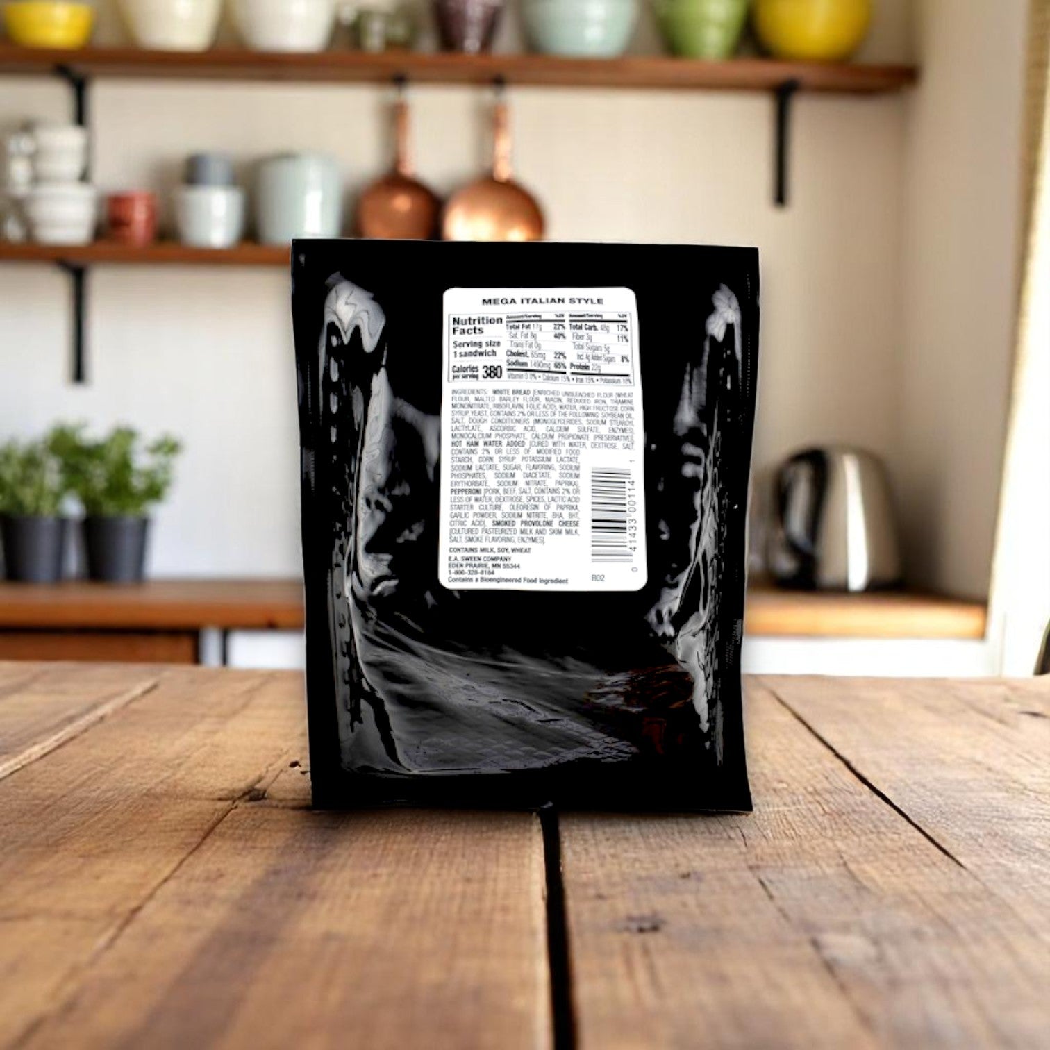 Deli Express Mega Italian Style Sandwich Wedge – 5.7 oz (Individually Wrapped)