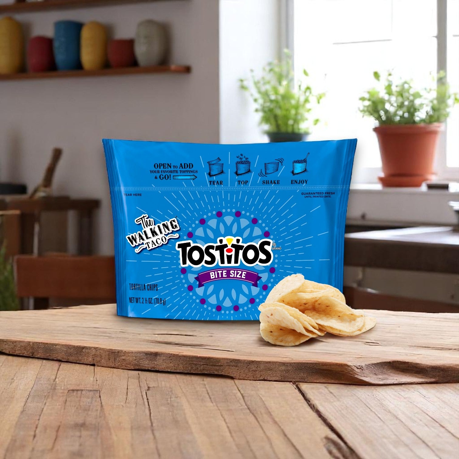 Tostitos® Tortilla Chips Rounds – 18 Pack of 2.5 oz Bags for Dippable Snacking Delight!