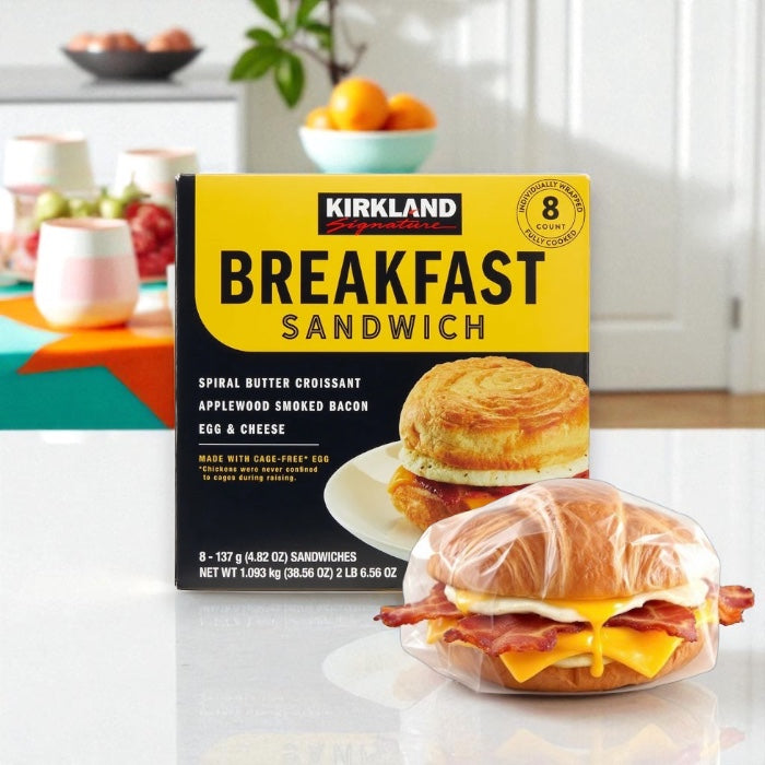 Kirkland Signature Breakfast Sandwich, 4.82 oz, 8-count
